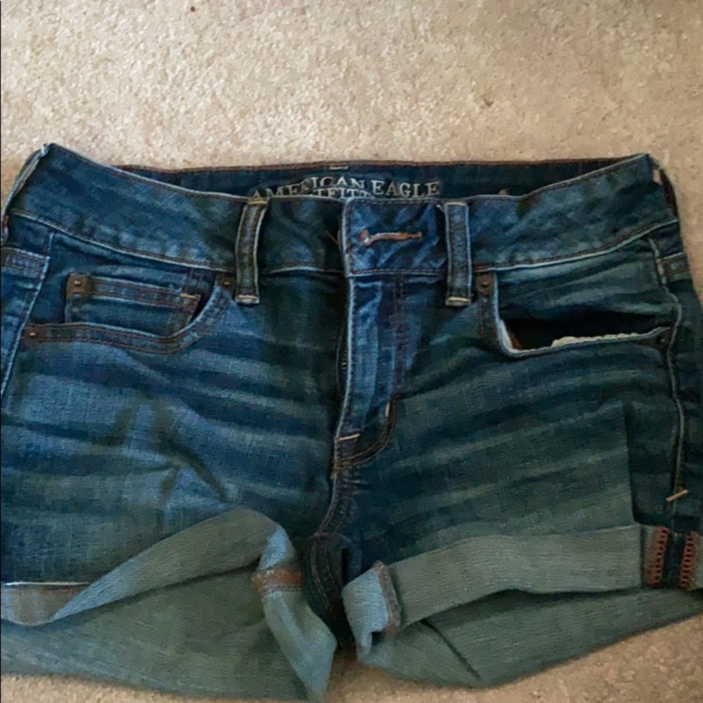 Denim shorts